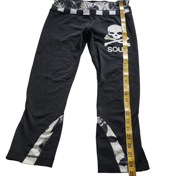 Lululemon X SoulCycle Cropped Leggings Size 8 - Picture 8 of 9